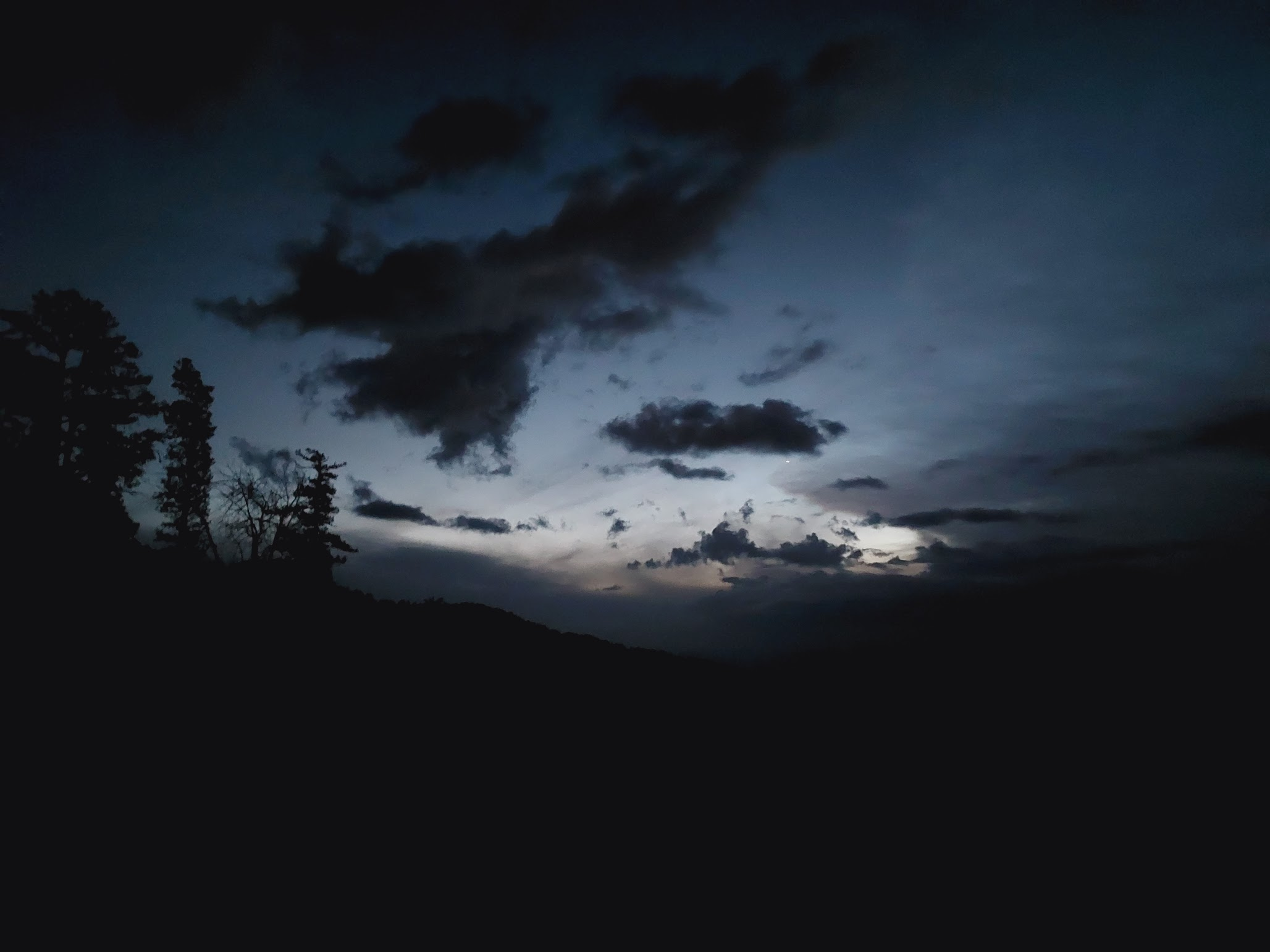 Final sky of the evening